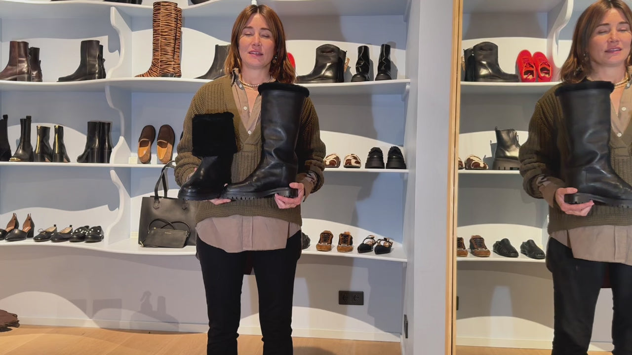 In this video, our founder Cecilia Blankens describes the size and fit of the Maja boots.