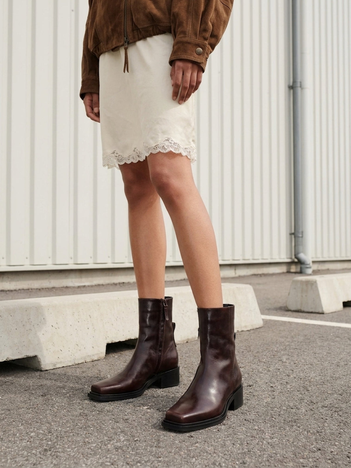 The Hedda Washed Brown Leather
