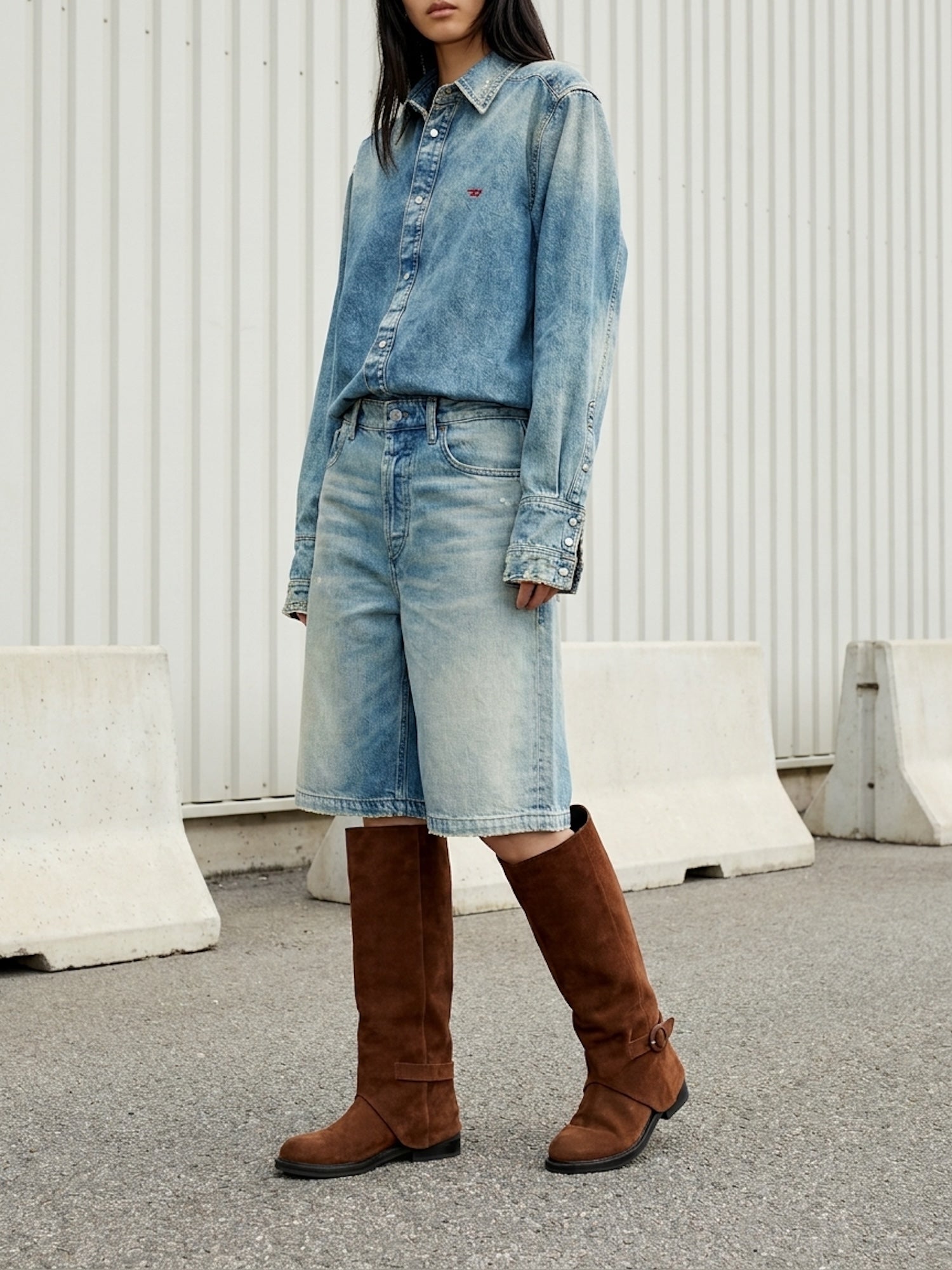 THE MICHELLE CHOCOLATE BROWN SUEDE