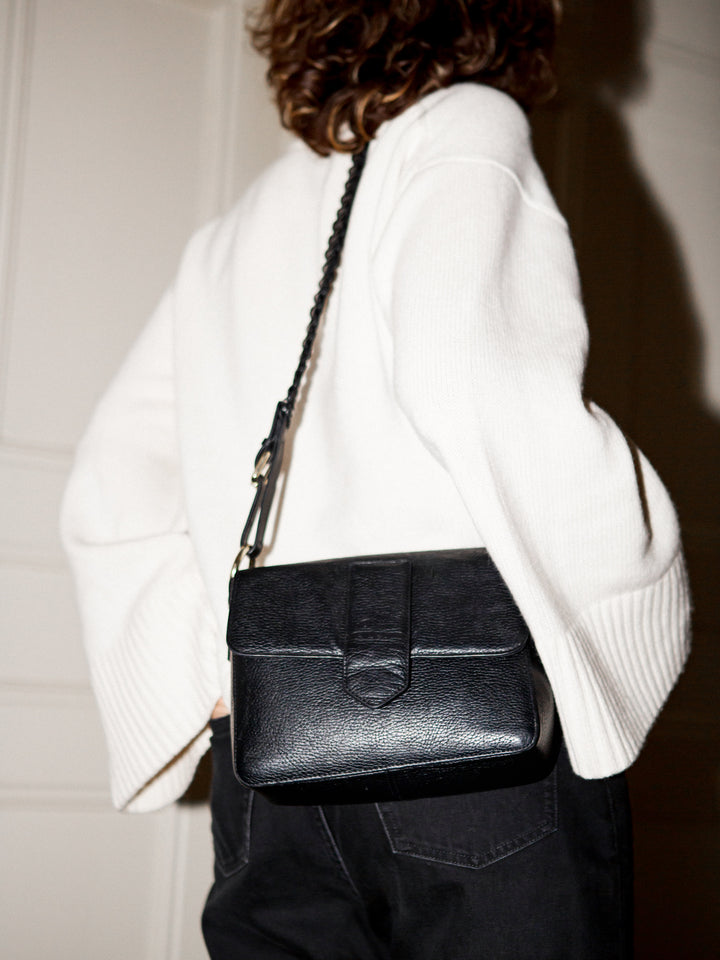 Blankens The Madeira Black bag in leather