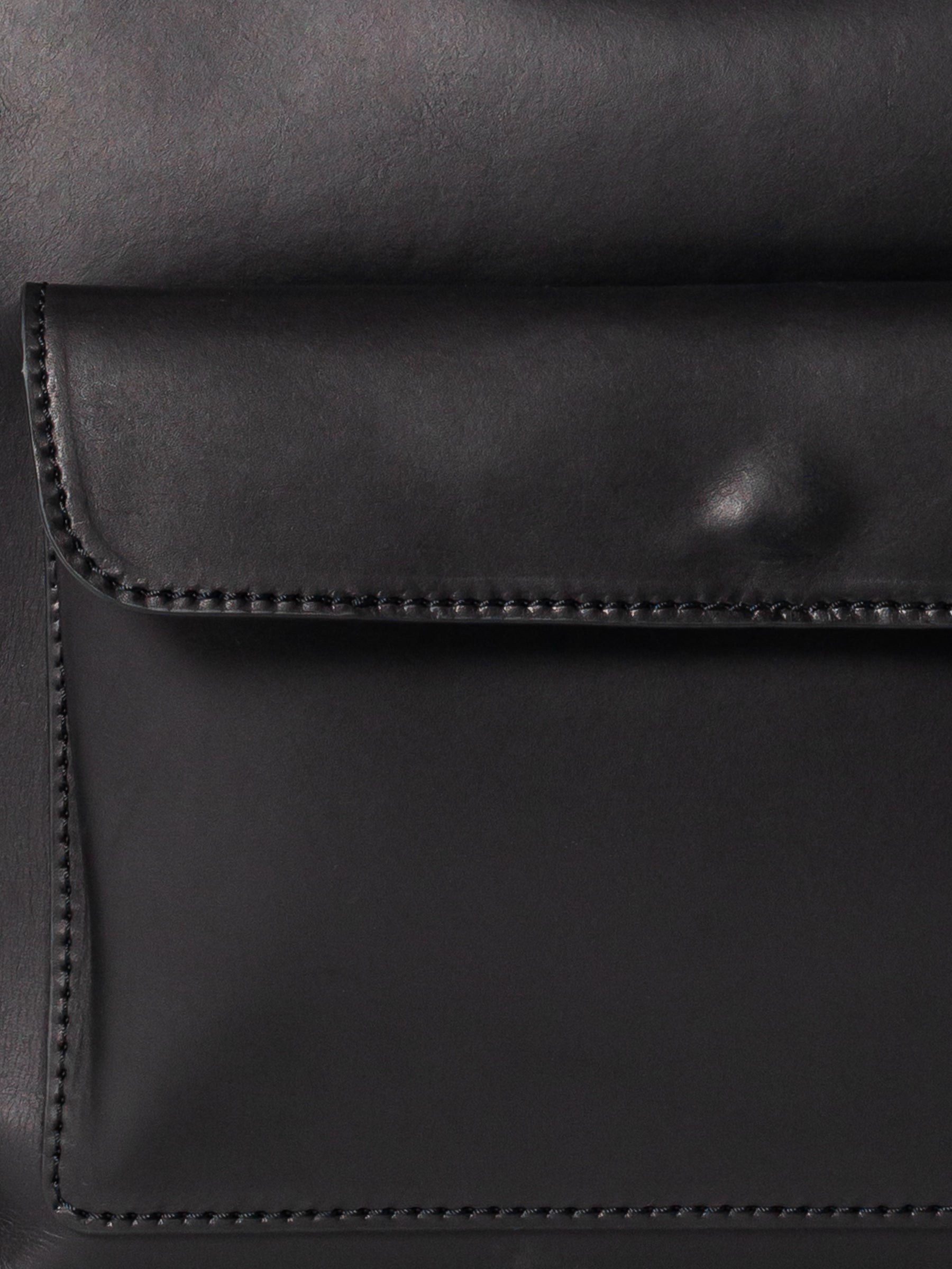 Blankens The Martha Travel black leather weekens bag